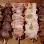 炭火やきとり 武 - 焼き鳥盛合せ