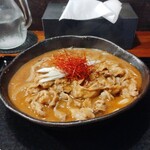 豚肉汁うどん べ - 