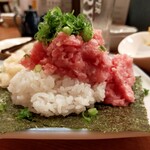 おさかないっぱい 福 - 料理写真:巻けない！ねぎトロ手巻き寿司