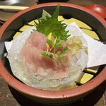 熊野地鶏みえじん - ささみの刺身