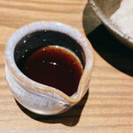 おやじの炉端ハンバーグ - 追加　鬼おろし　¥100  ポン酢