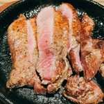 おやじの炉端ハンバーグ - 牛タン定食　¥1,980