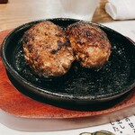 おやじの炉端ハンバーグ - 炉端ハンバーグ定食　¥1,280