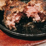 おやじの炉端ハンバーグ - 炉端ハンバーグ定食　¥1,280