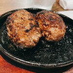 おやじの炉端ハンバーグ - 炉端ハンバーグ定食　¥1,280
