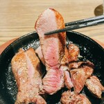 おやじの炉端ハンバーグ - 牛タン定食　¥1,980  リフトあっっぷ