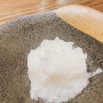 おやじの炉端ハンバーグ - 追加　鬼おろし　¥100  注文後すってくれる