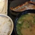 豚汁処 錦えびすっち 堺繁笑店 - 焼鯖定食