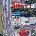 Urara - 駐車場の位置（Googleマップ）