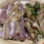 鶏のたたき 熊本屋 - 鶏のたたき　盛り付け例