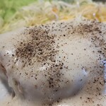 はんばあぐはうす ぐずぐず - コショウを掛けてみる