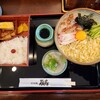 Sobadokoro Kuraju - 冷たぬきそば定食(980円)です。
