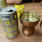 姫路屋 - 缶チューハイ　400円（税込）　※銅製のグラスが、抜群に！良いよなぁ