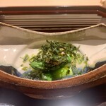 Aji arai - 蛤とアスパラガス