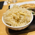 Torafuku - 季節の炊き込みご飯。筍ご飯。