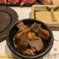 黄金出汁しゃぶと江戸前寿司 肉のあさつ 梅田お初天神店 - 