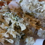 慈久庵 - 野草の天ぷら