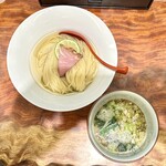 三馬路 - 昆布水つけ麺 煮干(1,100円)