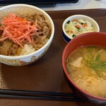 Sukiya - 牛丼　豚汁おしんこセット
