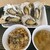 松島さかな市場 - 料理写真:焼き牡蠣定食　1800円
