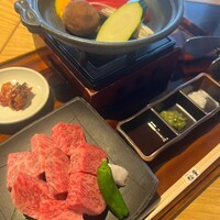 すき焼き 牛しゃぶ 松重 - 