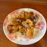 三好うどん - げそ天、とり天