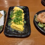 Kushi Katsu Izakaya Hasshouya - チーズカリカリ、玉子焼き、エビマヨ