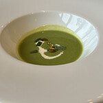 インカント - グリーンピースの冷製スープ