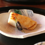 招福樓 本店 - マナガツオ　柚餅子（ゆべし）添え