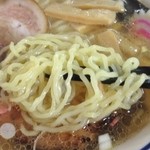 ラーメンつり吉 - しおラーメン麺拡大
