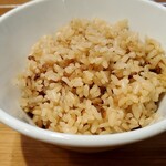 中華ソバ 篤々 - 煮干し出汁ご飯