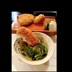 郷土料理ともん - 山菜鍋に焼きおにぎりをポトン！　byまみこまみこ