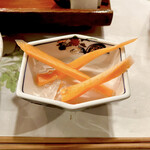 郷土料理ともん - 雪の下人参　サービスで〜　甘くてシャキシャキしっとり美味しかった〜　byまみこまみこ