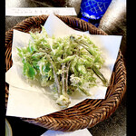 郷土料理ともん - 春のコース　別オーダー　コシアブラの天麩羅　byまみこまみこ