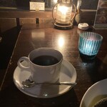花論珈琲茶房 - セットコーヒー（生クリーム付き）