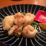 海鮮中国料理黄河 - 北海道産たらの白子の天ぷら
