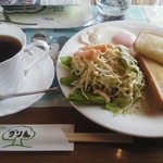 かりん - 料理写真:「おはようセット」480円という名のモーニングセット