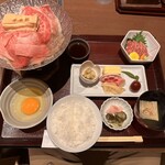 近江肉せんなり亭 伽羅 - すき焼き鍋御膳　上　4,800円