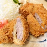 志乃ぶ - 料理写真:ヒレカツ定食　1,250円