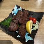 いけす割烹 心誠  - 五島牛串焼（1本＠780×2）