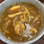 利久庵 - カレー南蛮蕎麦(鶏肉セレクト)最高！