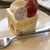 ラ・ローズ・ジャポネ - 料理写真:ケーキセット：１２１０円（ショートケーキとブレンドコーヒーを選択）