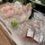 地魚料理・鮨 佐々木 - 料理写真:左からシロアマダイ昆布締め、活け締めキジハタ、カイワリ