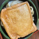 手打ちうどん つよ志 - きつねうどん中