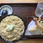 Minatoya - 天とじ蕎麦（1,100円）