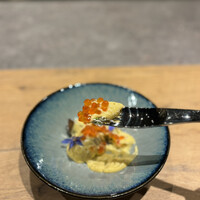 薪焼き flamma - 新じゃがとオランデーズソースにいくら