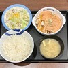 松屋 - たっぷり明太タルタルチキン定食 ¥890