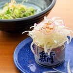 Canned mackerel salad