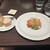ルパージュ - 料理写真:スモークした鮭のホットサラダ