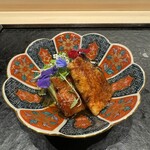 Kagurazaka Unagi Hanabusa - 鰻ざくにはキウイとレモン